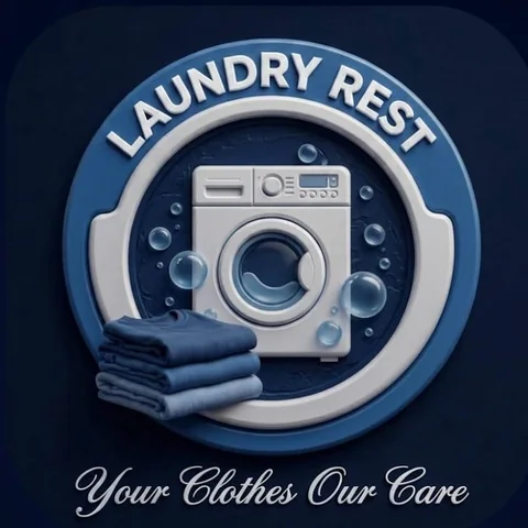 Laundry Rest logo — Your Clothes Our Care